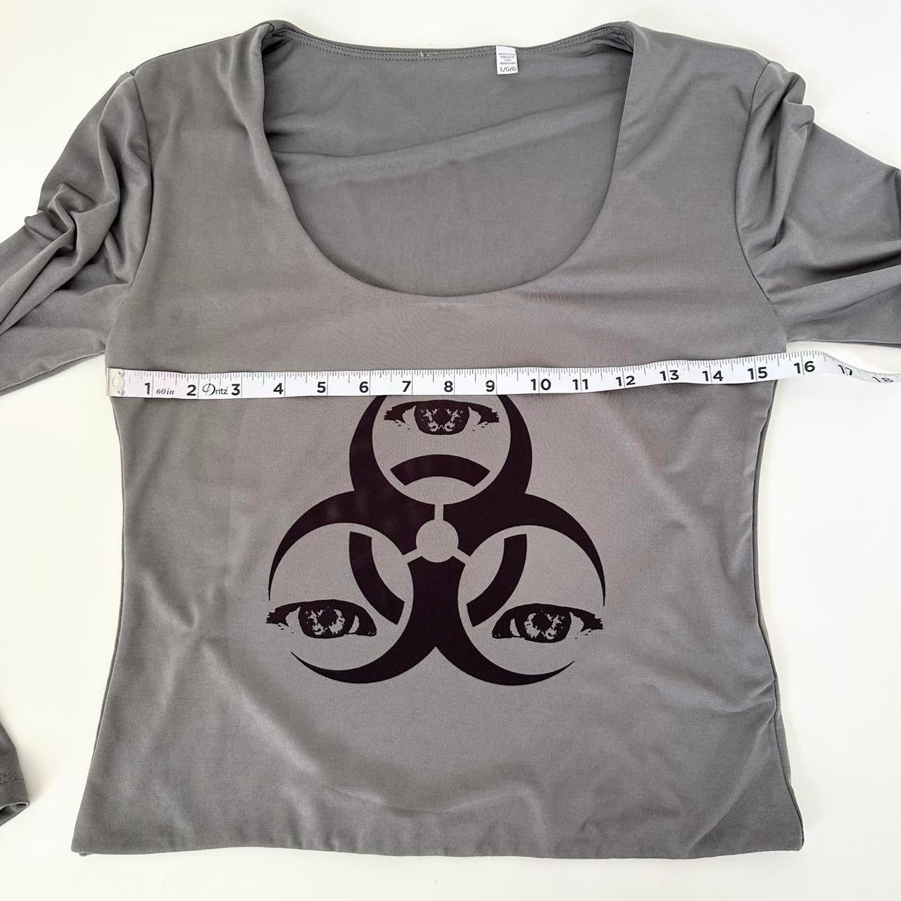 hazard angel scoop neck top (large)