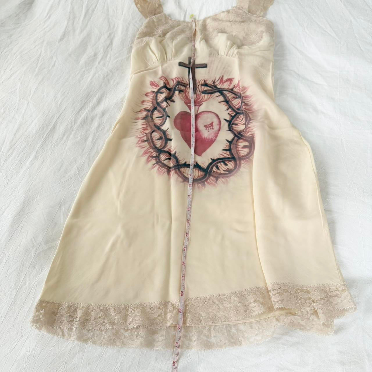 sacred heart vintage slip dress (s)