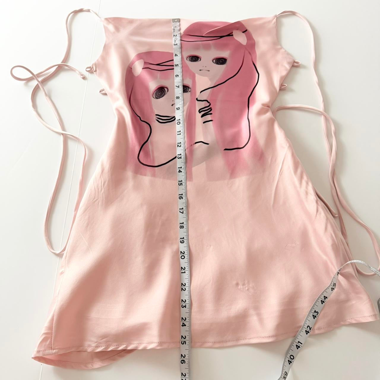 android twins backless mini dress (xs/s)