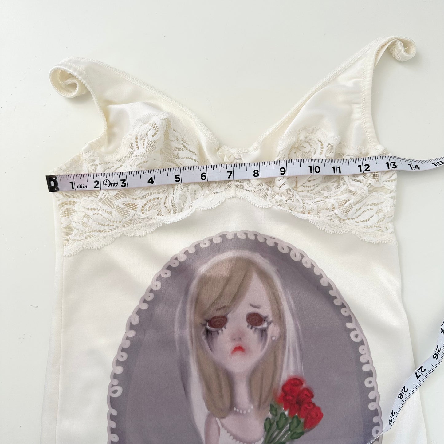 mechanical bride slip dress (s/m)