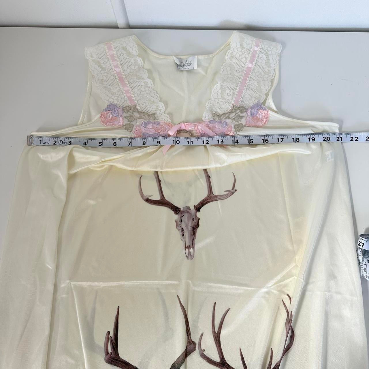 deer skull vintage slip dress (large)