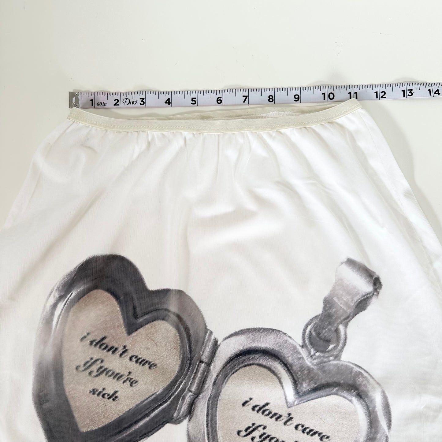 contagious locket vintage slip skirt (xs/s)