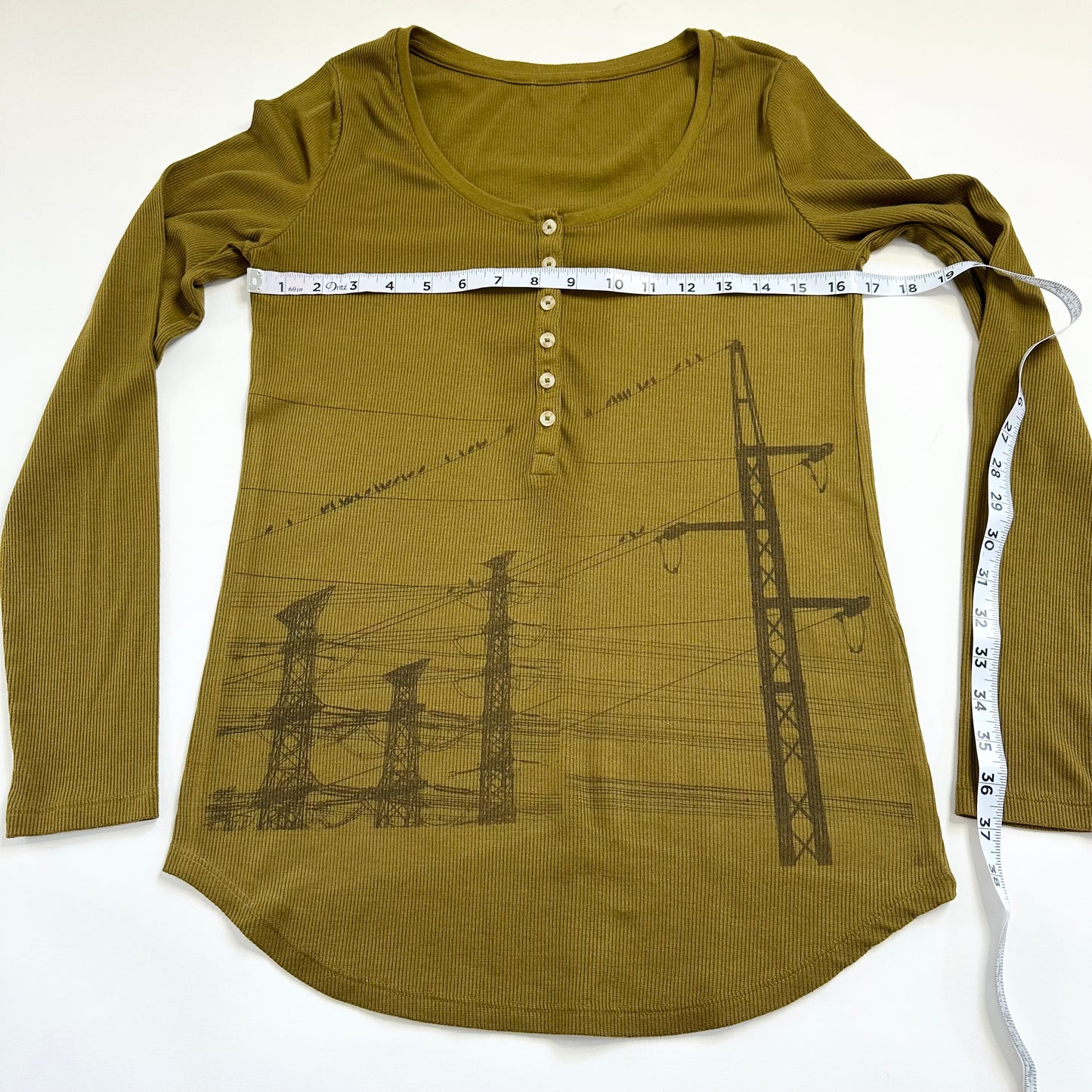 manga power lines green henley (large)