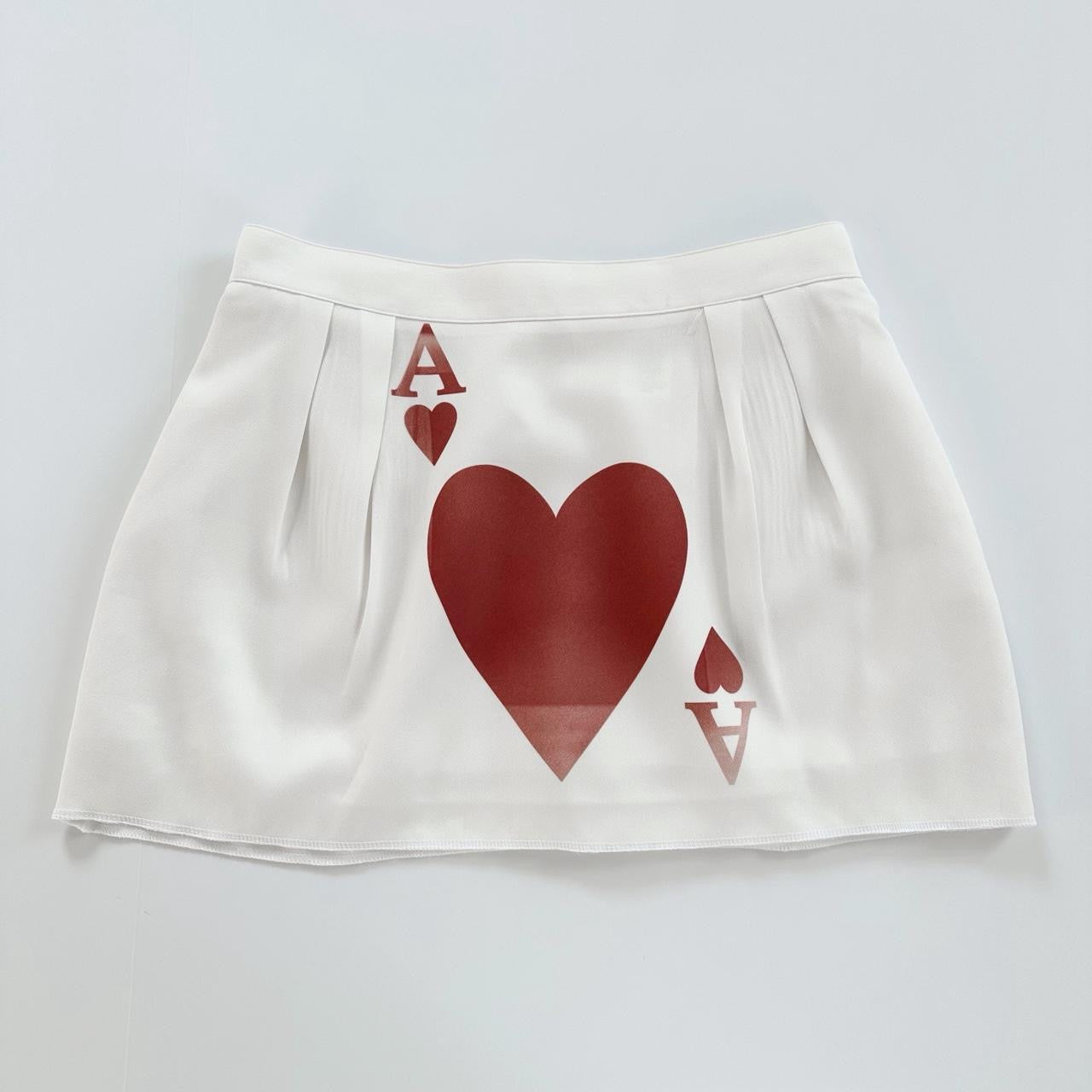 ace of hearts vintage skirt (large)