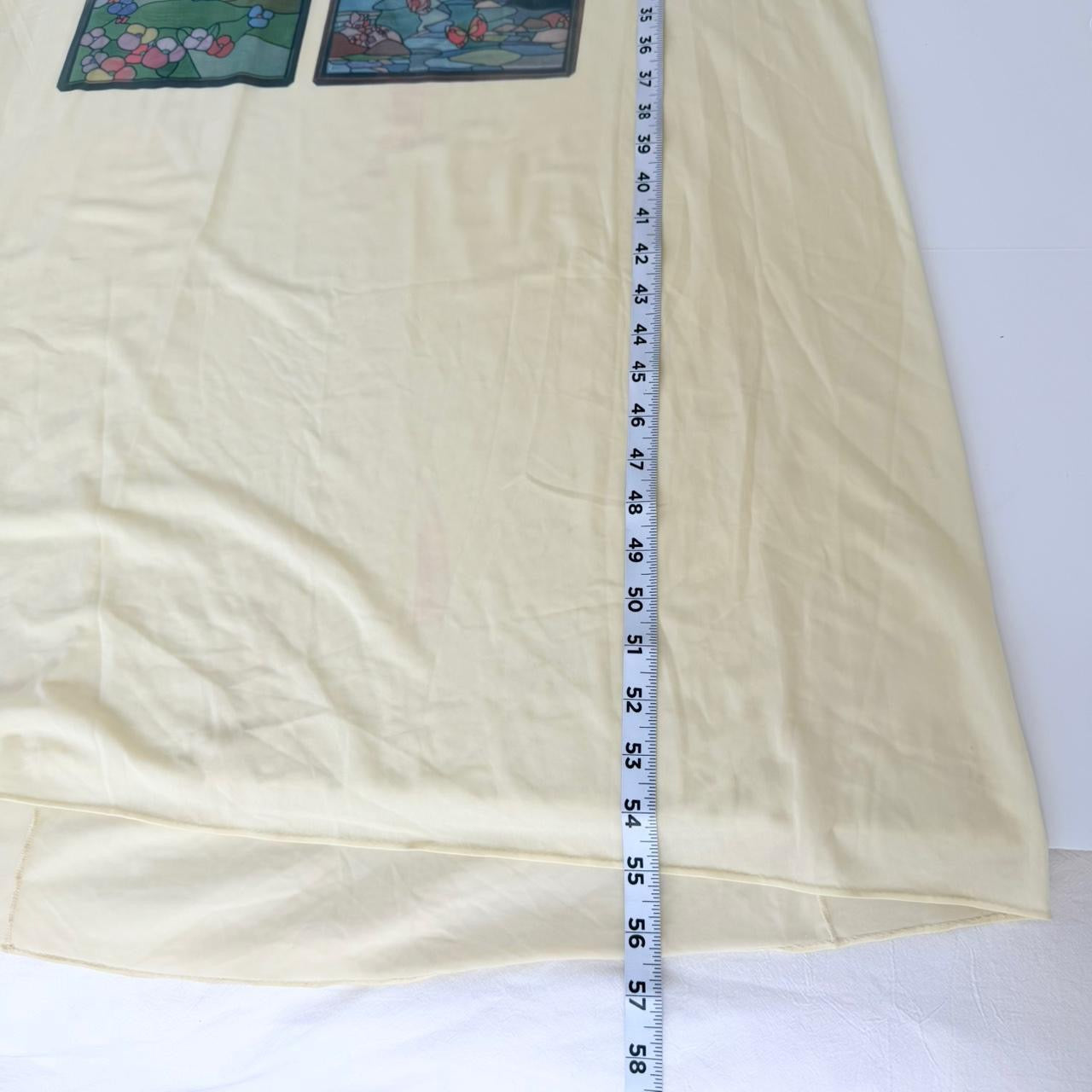 stained glass vintage chiffon maxi dress (xl)