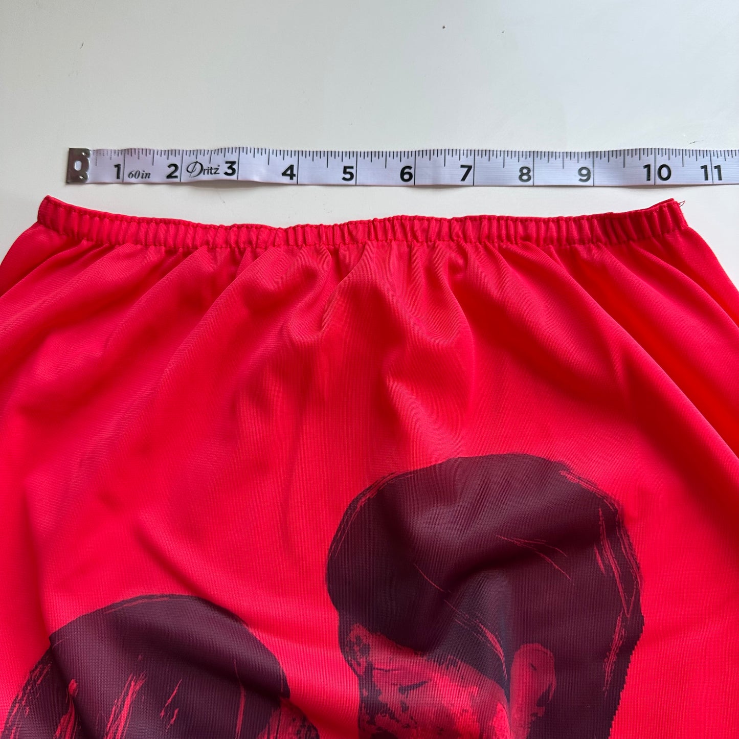 three cheers vintage red slip skirt (22”-30” waist)