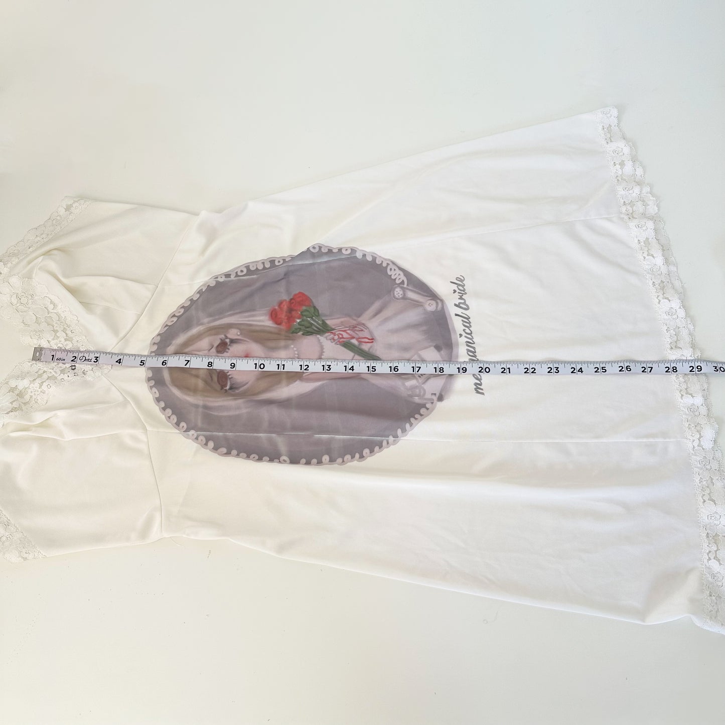 mechanical bride slip dress (large)