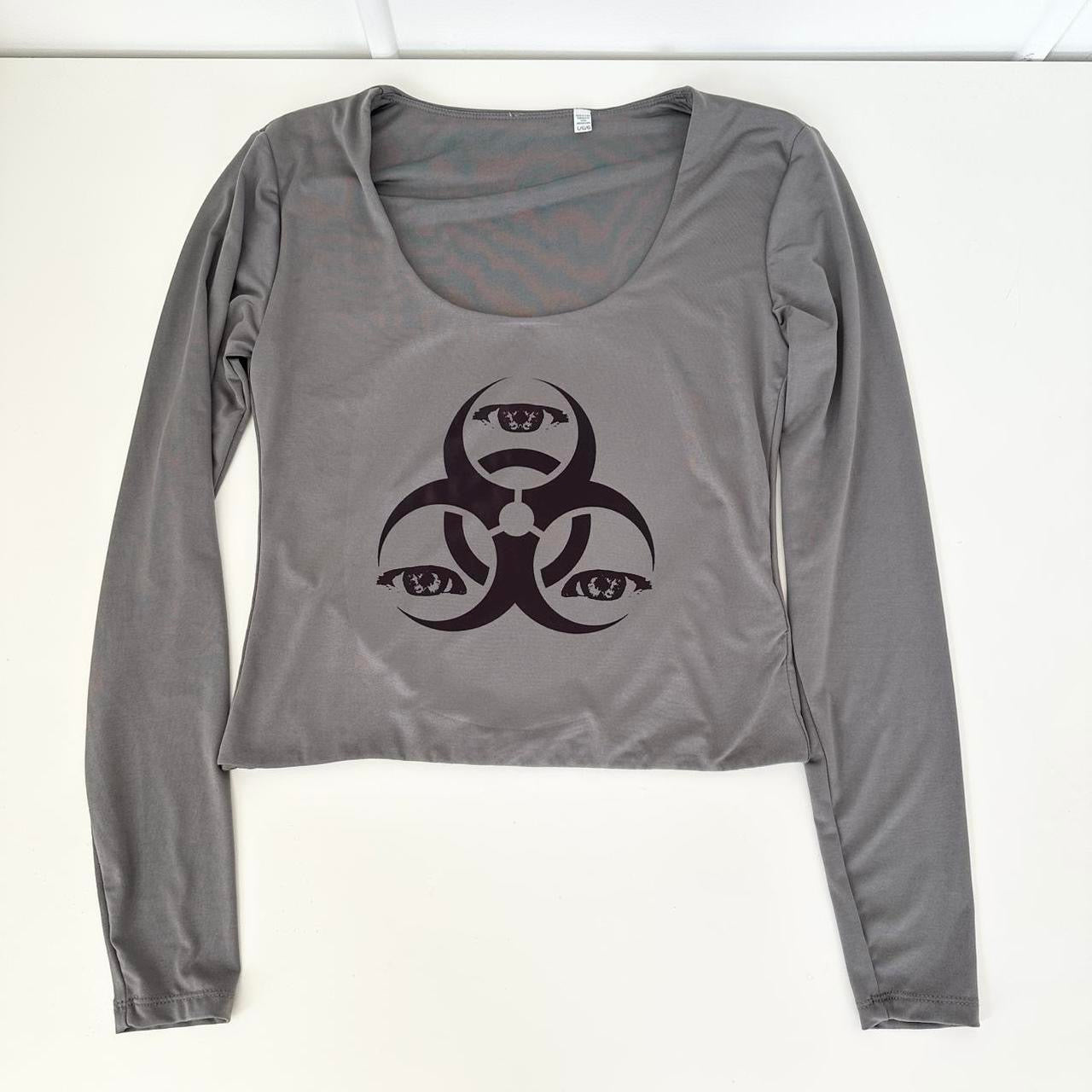 hazard angel scoop neck top (large)
