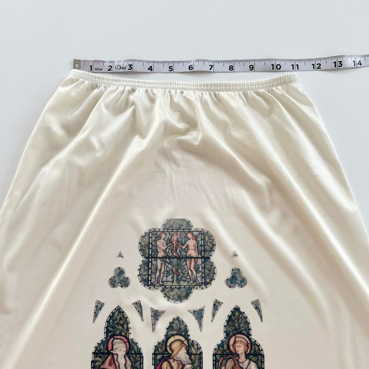 stained glass vintage slip skirt (s/m)