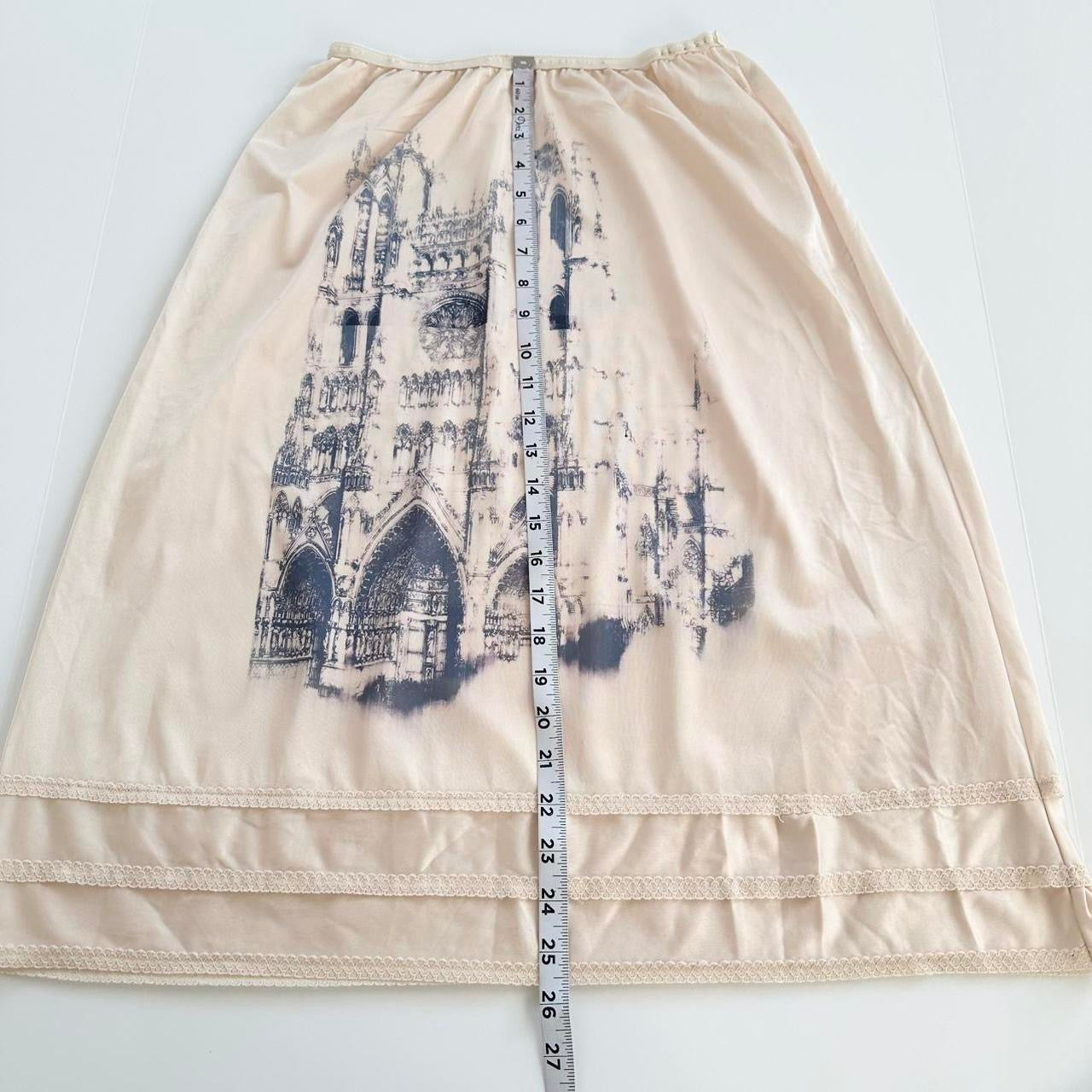 cathedral vintage slip skirt (m/l)
