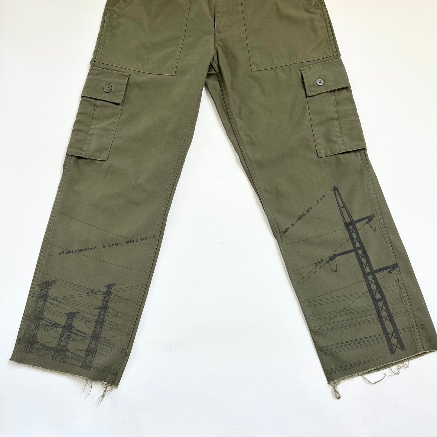 manga power lines military pants (30x27)