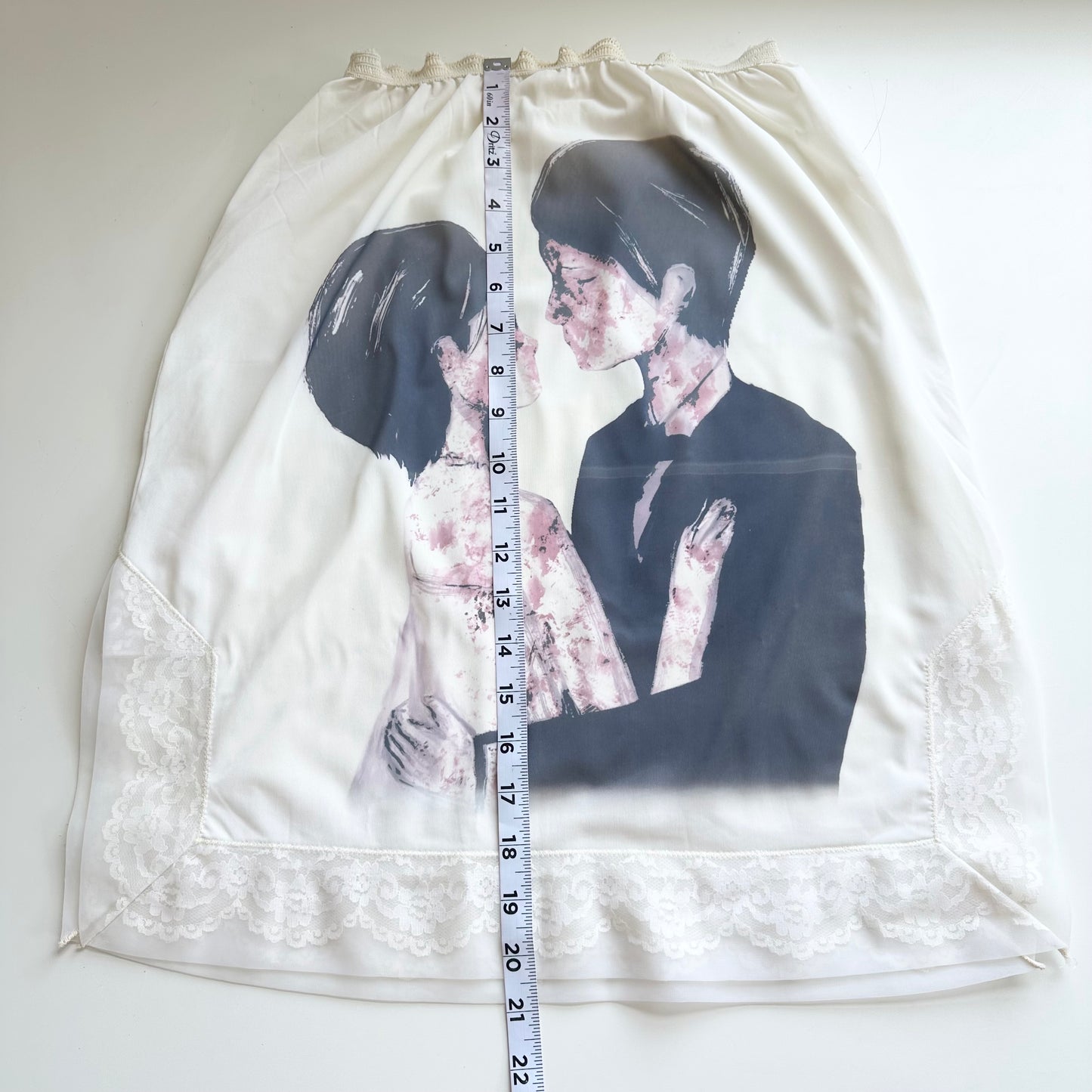 three cheers vintage slip skirt (22”-30” waist)