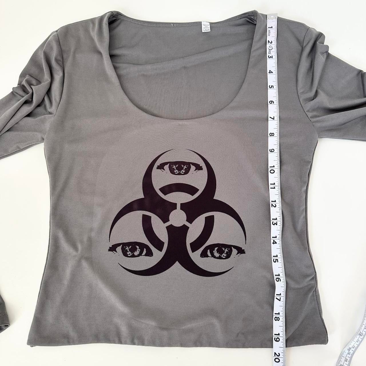 hazard angel scoop neck top (large)