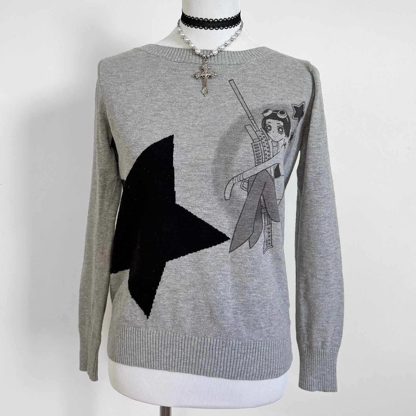 star girl cotton sweater (s)