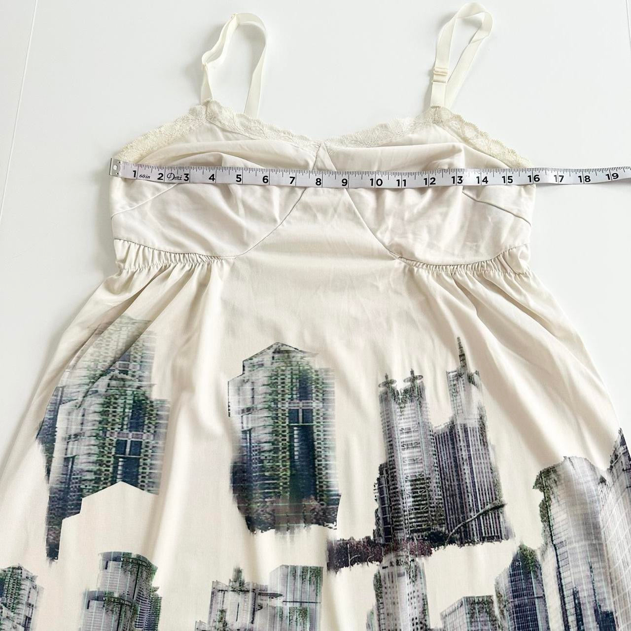 apocalyptic city slip dress (s/m)