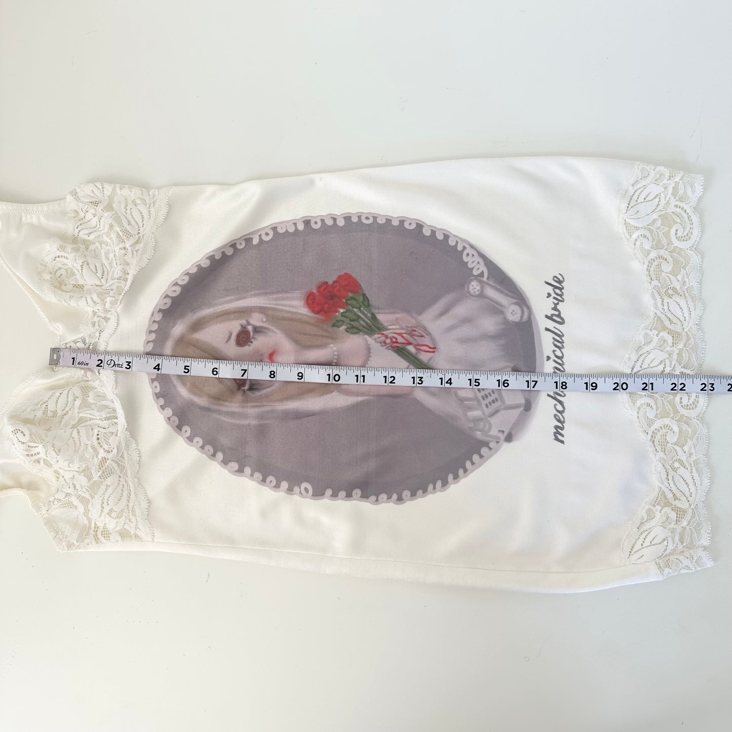 mechanical bride slip dress (s/m)