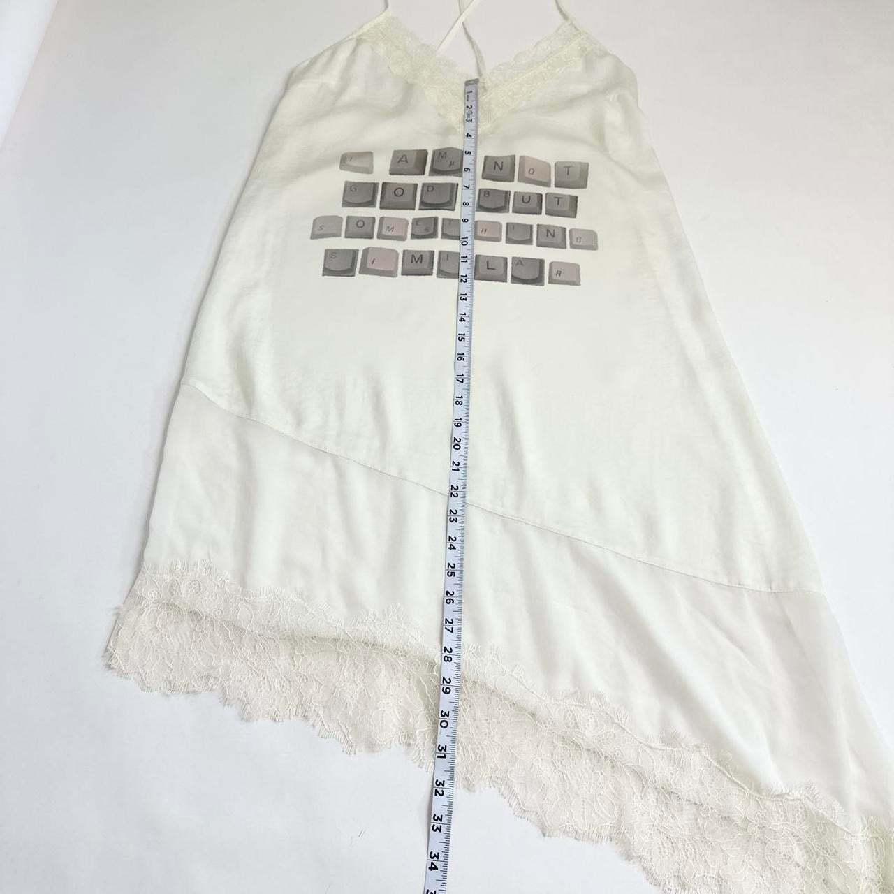 god complex asymmetrical dress (m)