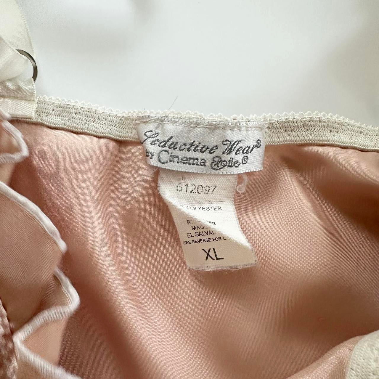 cathedral crows satin chemise (xl)