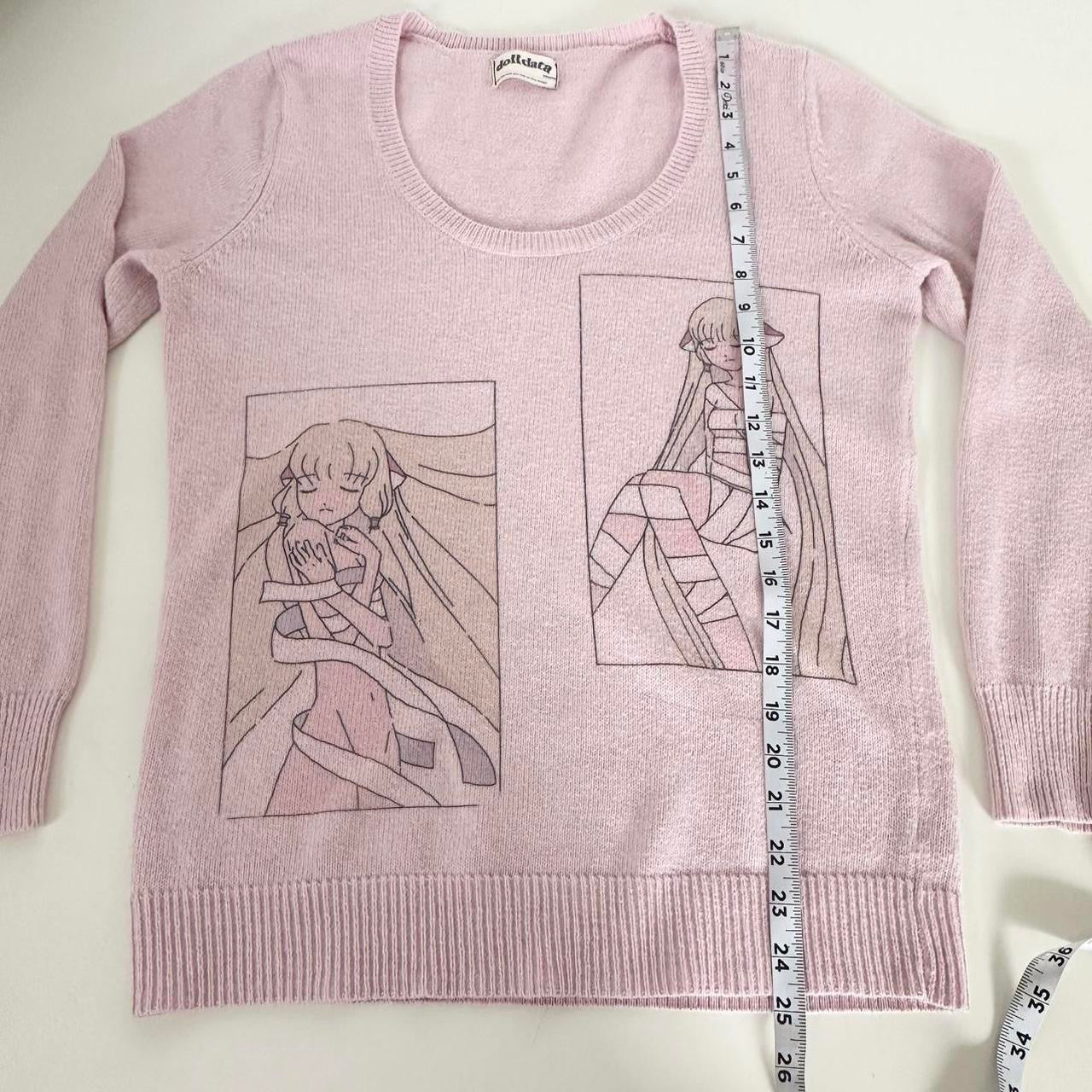 chii pink cotton sweater (m)