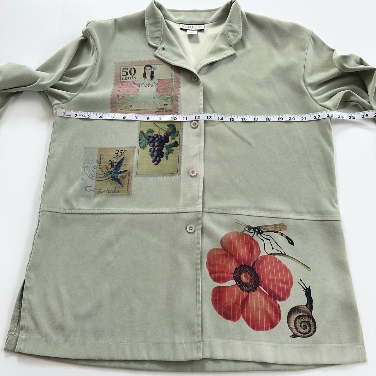 stamps shirt jacket (m)