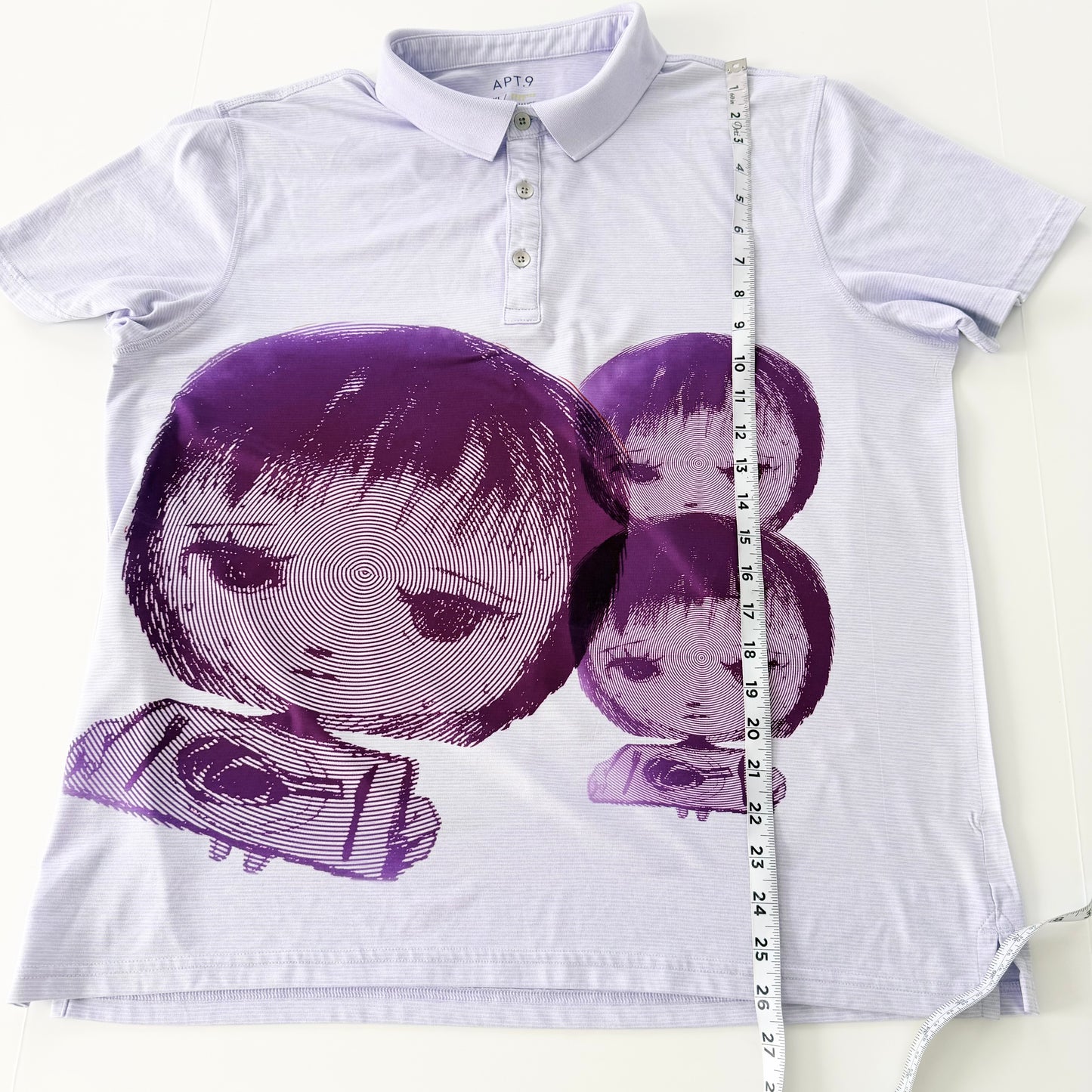 nervous girl men’s polo shirt (xl)