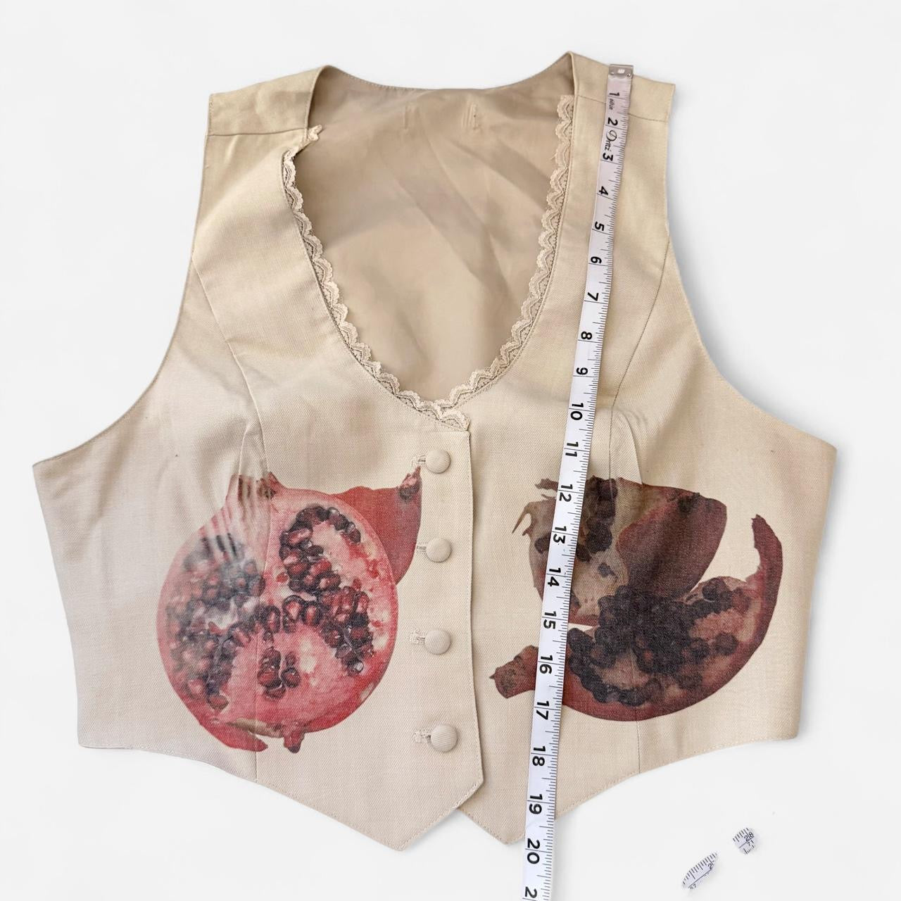 forbidden fruit vintage vest (large)