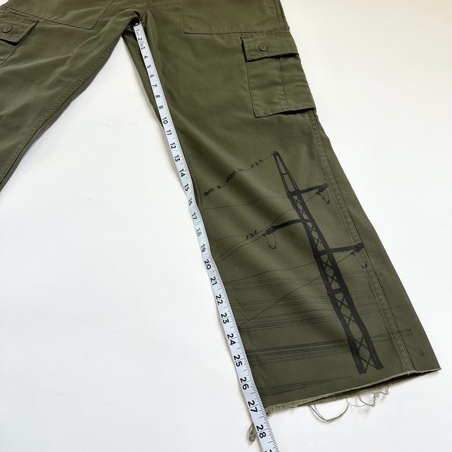 manga power lines military pants (30x27)