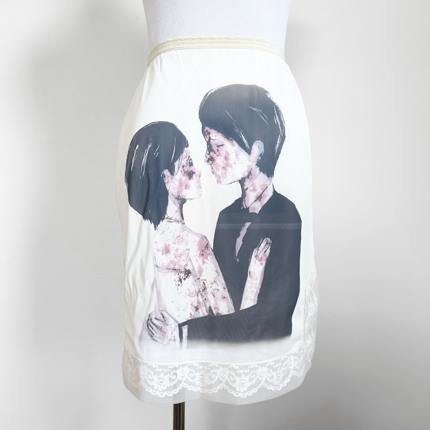 three cheers vintage slip skirt (22”-30” waist)