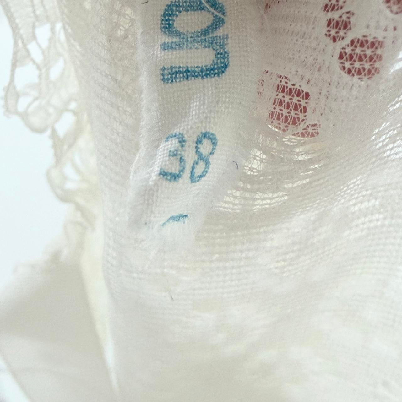 cyber anime lily pads vintage lace dress (m/l)