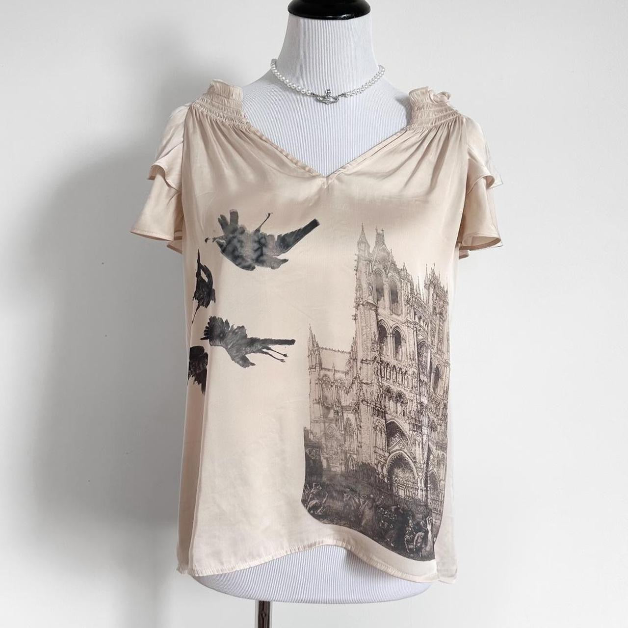 cathedral crows blouse (large)