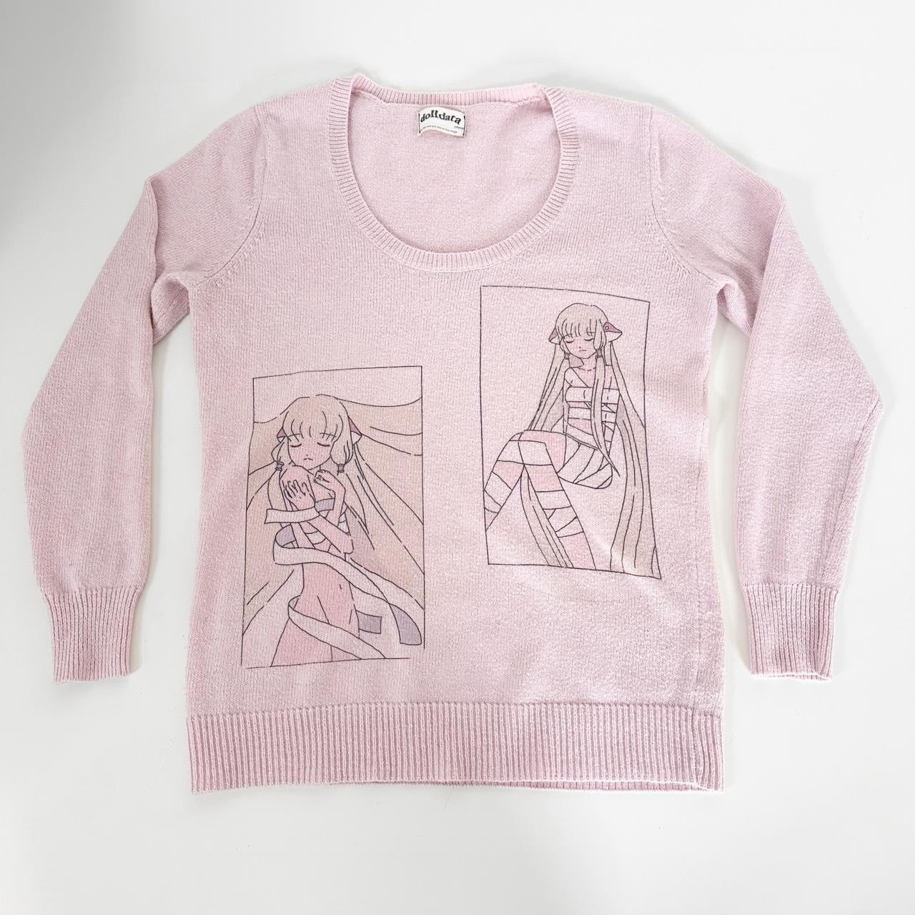 chii pink cotton sweater (m)