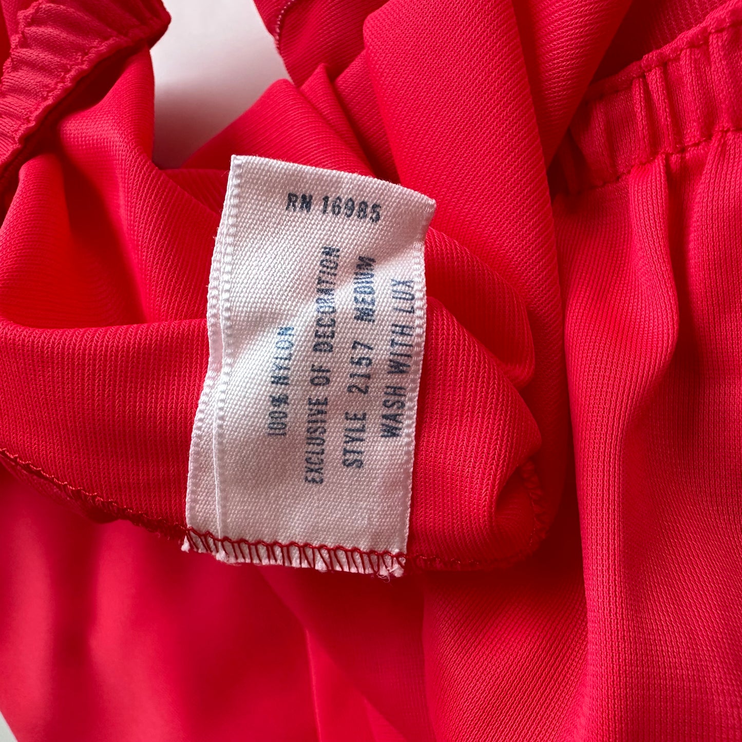 three cheers vintage red slip skirt (22”-30” waist)