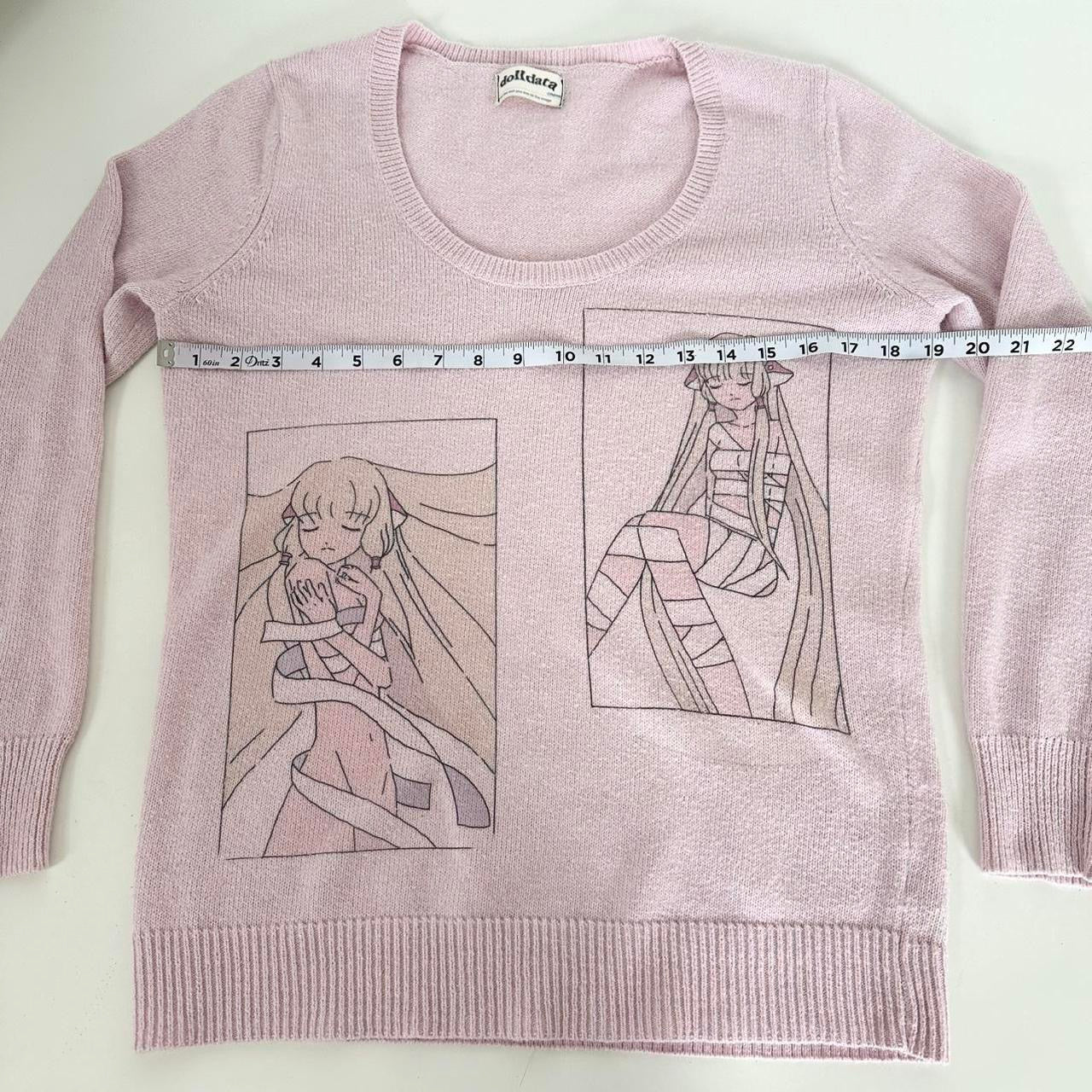 chii pink cotton sweater (m)