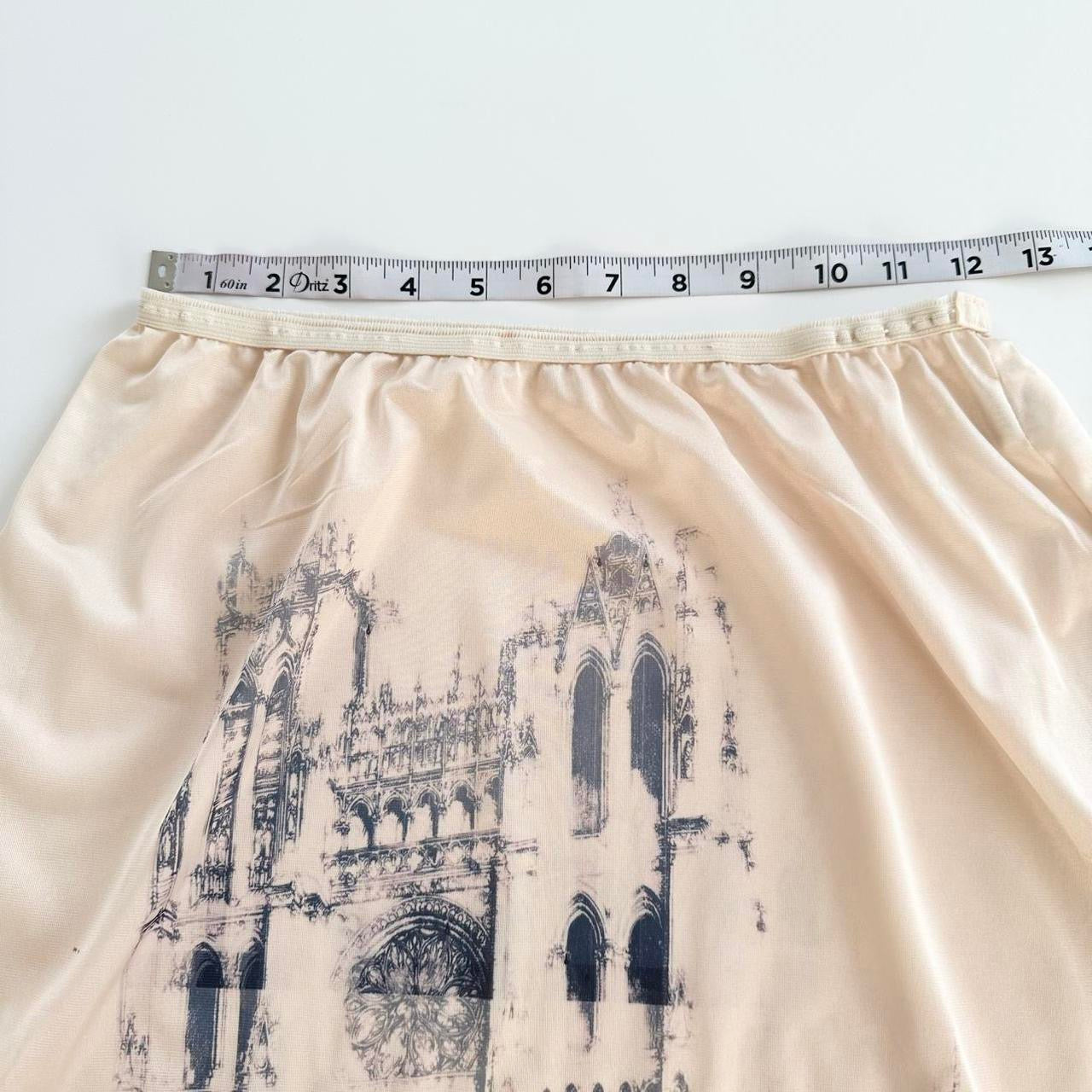 cathedral vintage slip skirt (m/l)