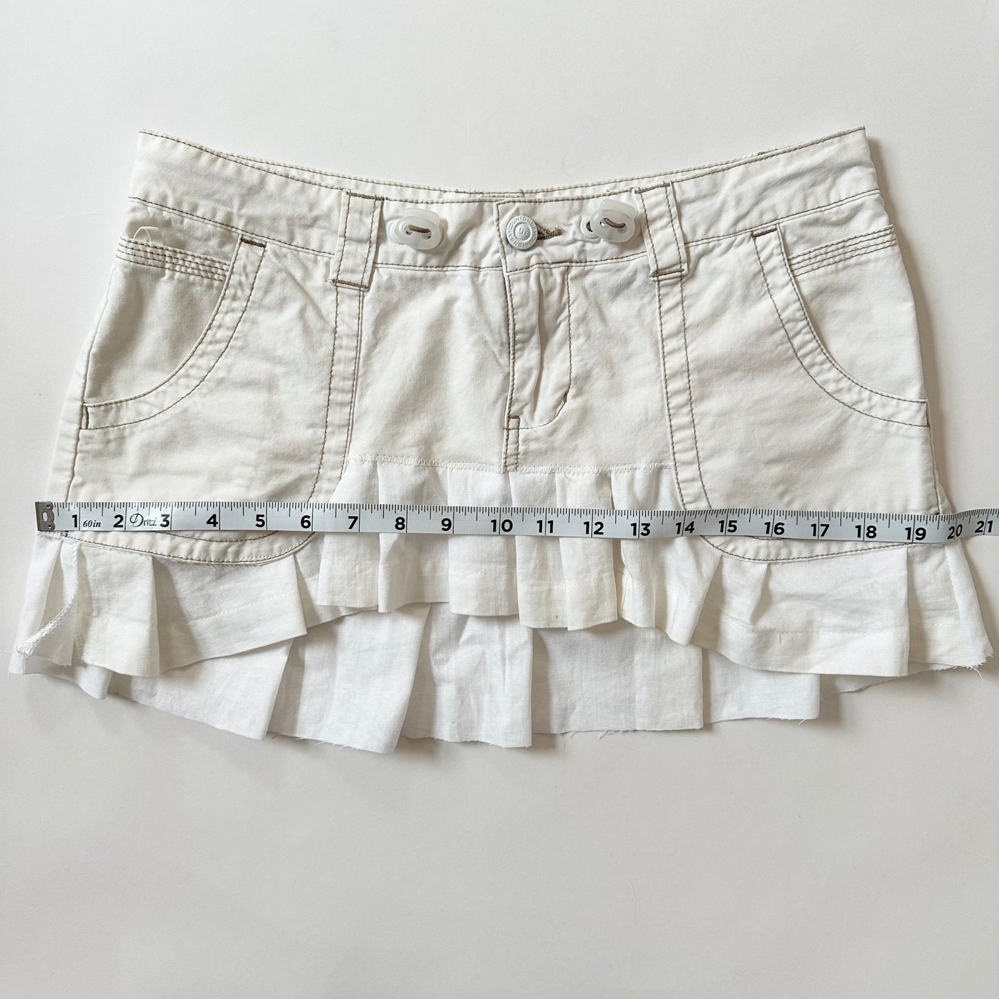 reworked white cargo 2 piece set