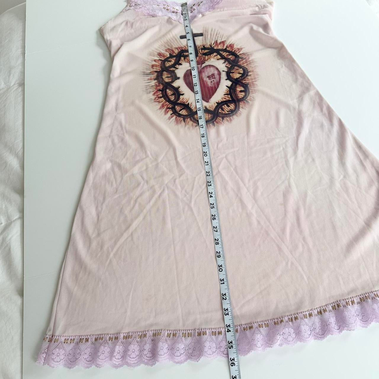 sacred heart vintage chiffon dress (large)