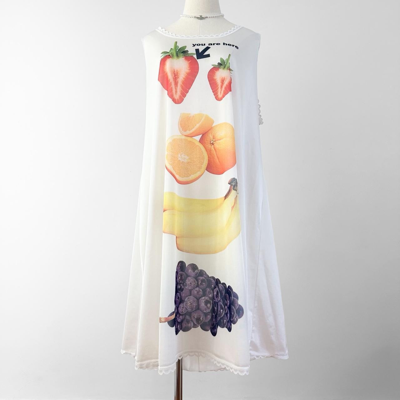 fruits vintage slip dress (xxl)