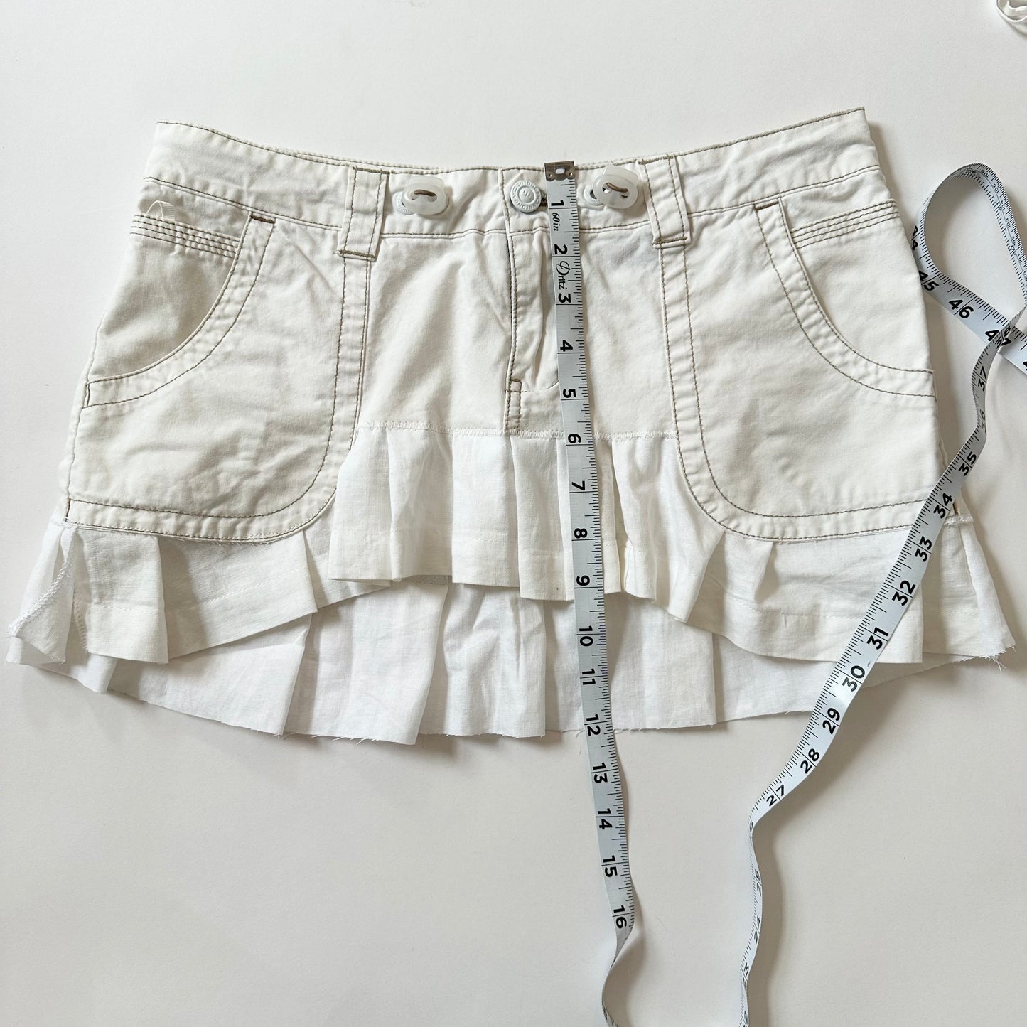 reworked white cargo 2 piece set