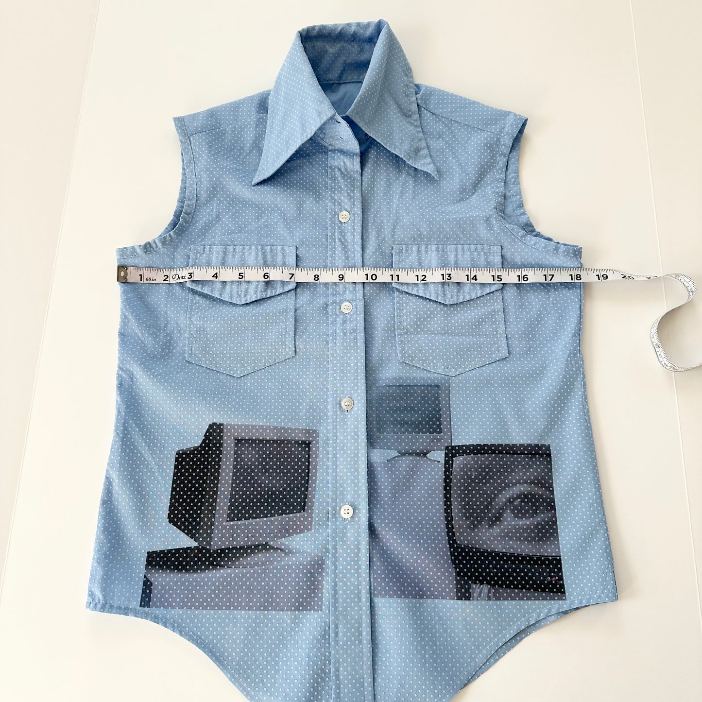 cyber core button up (xs)