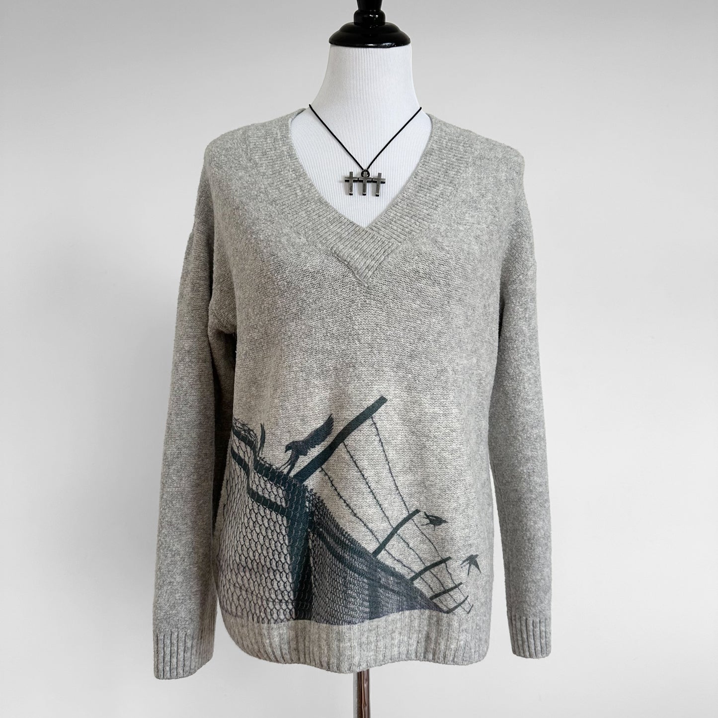 chain fence sweater (m)