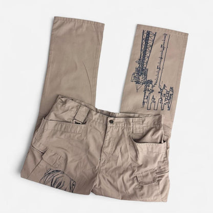 anime 5g tower cargo pants (xxl)