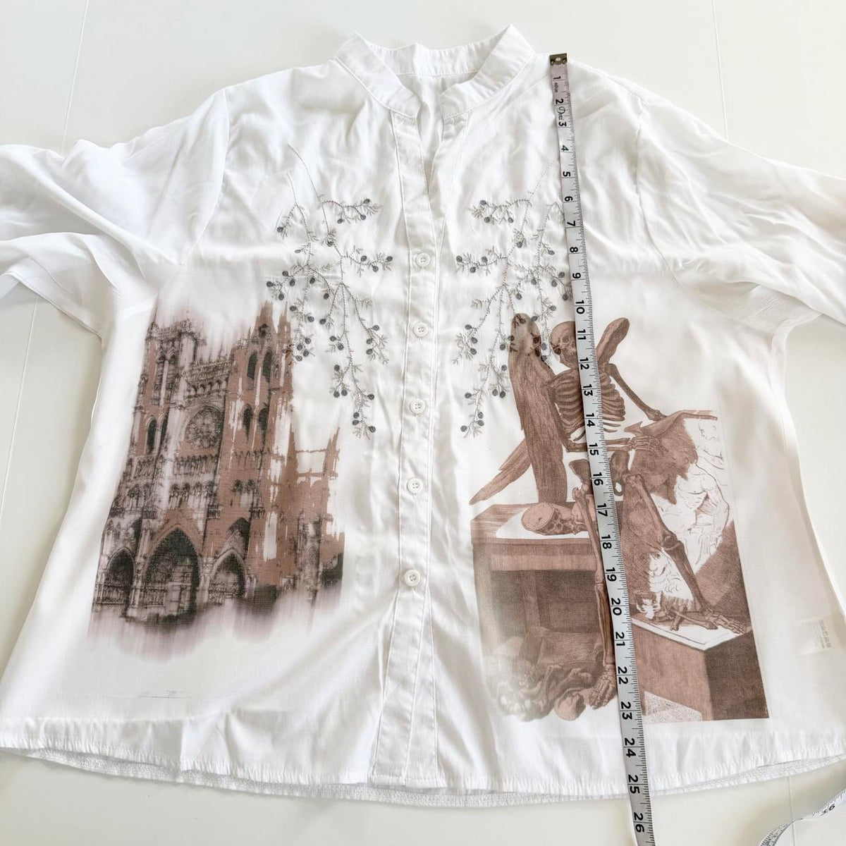 angel core embroidered blouse (xl)