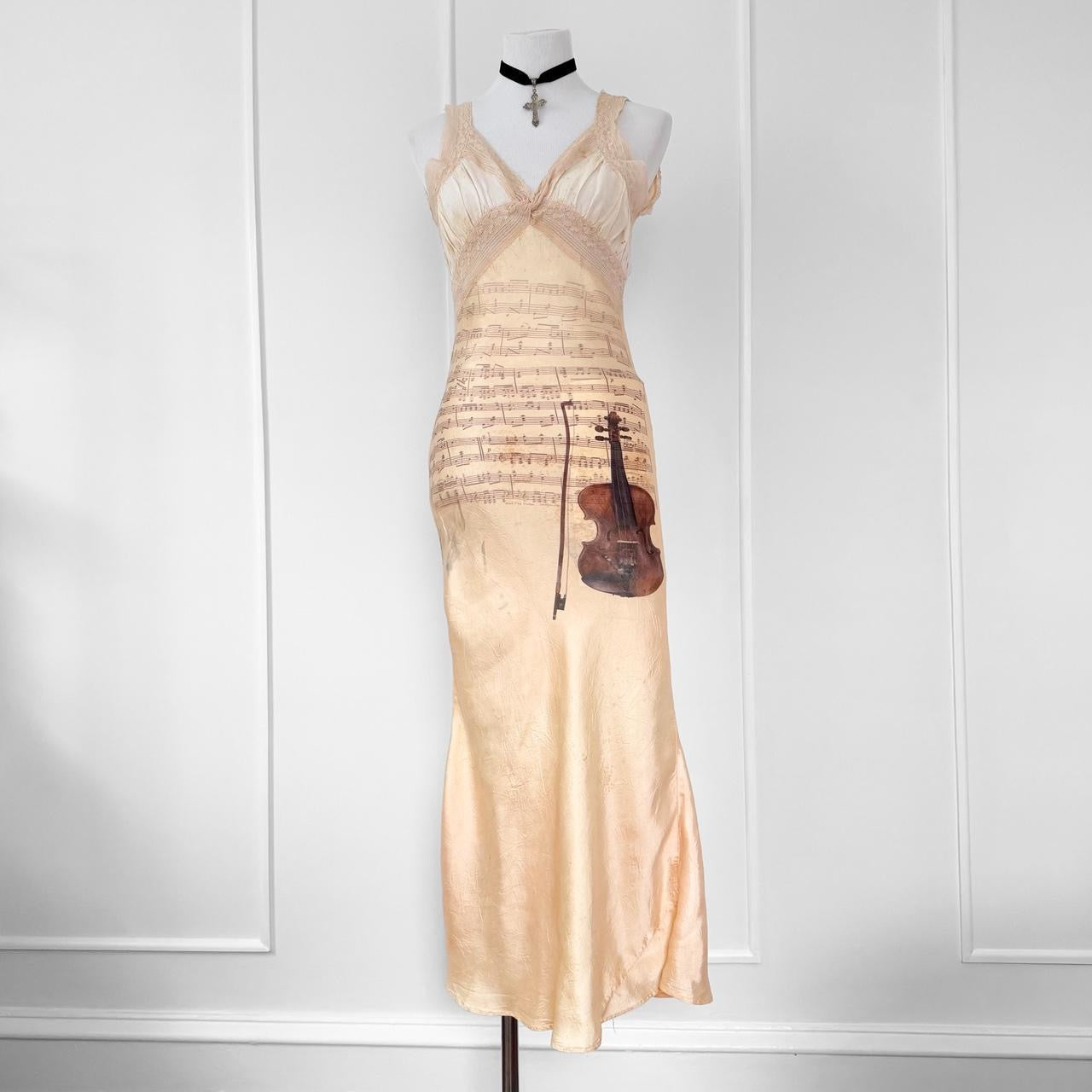 violin vintage dress (m)