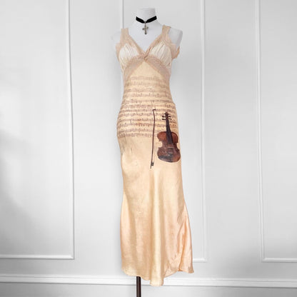violin vintage dress (m)