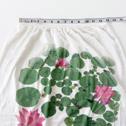 lily pads vintage slip skirt (large)