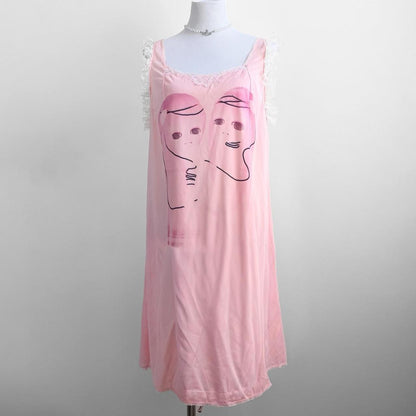 android twins vintage slip dress (xl)