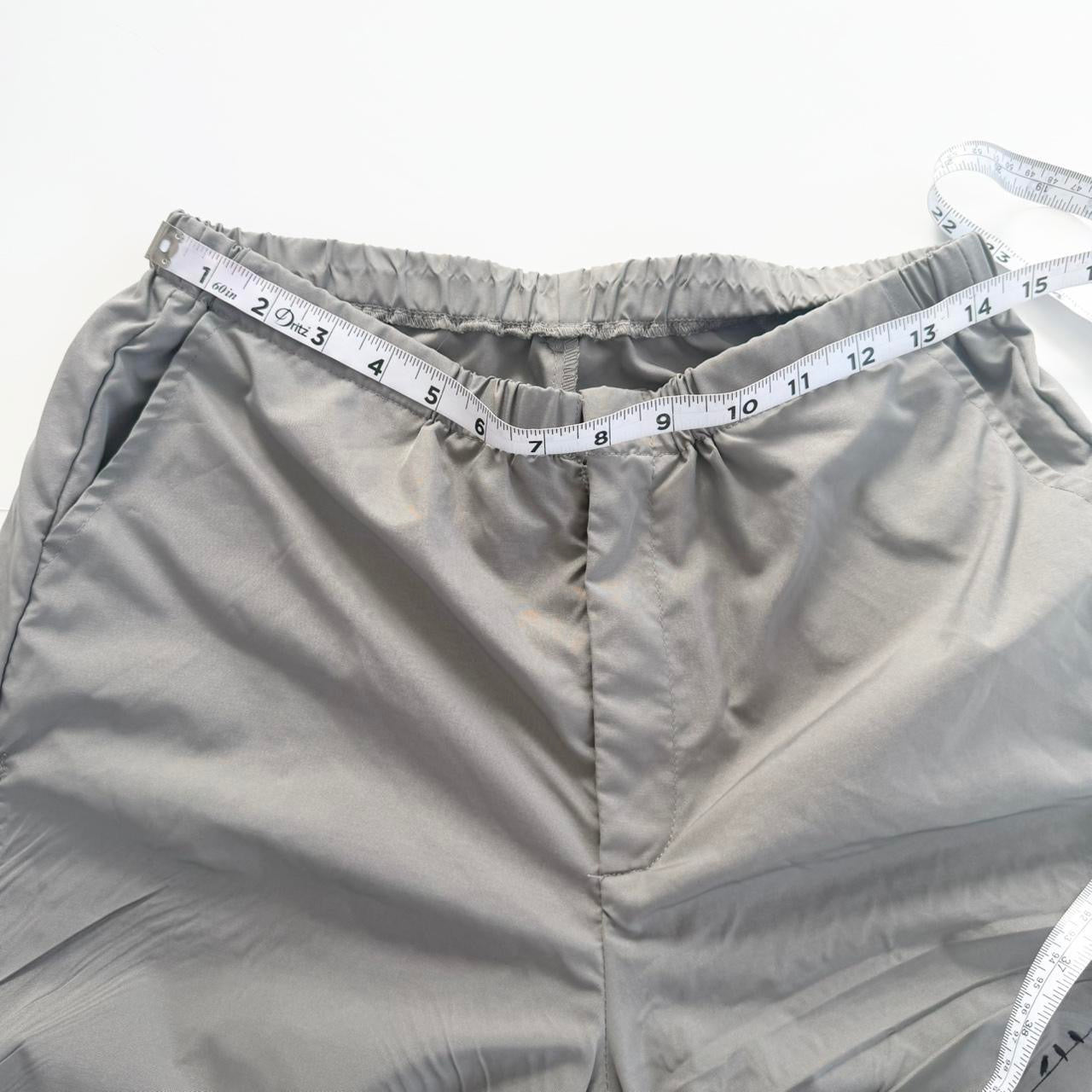 manga power lines tactical nylon ruched pants (m)