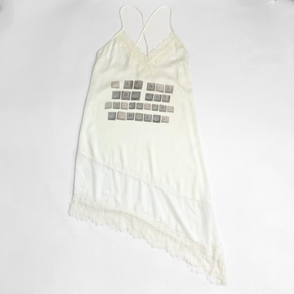 god complex asymmetrical dress (m)