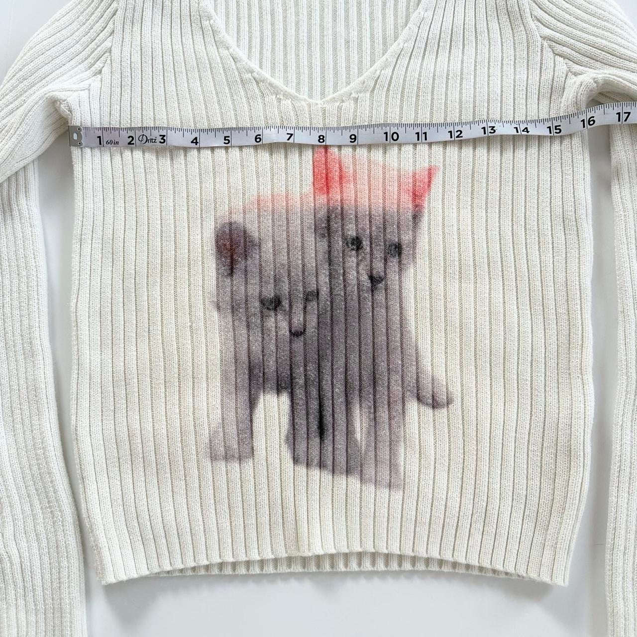 kittens cotton sweater (s/m)