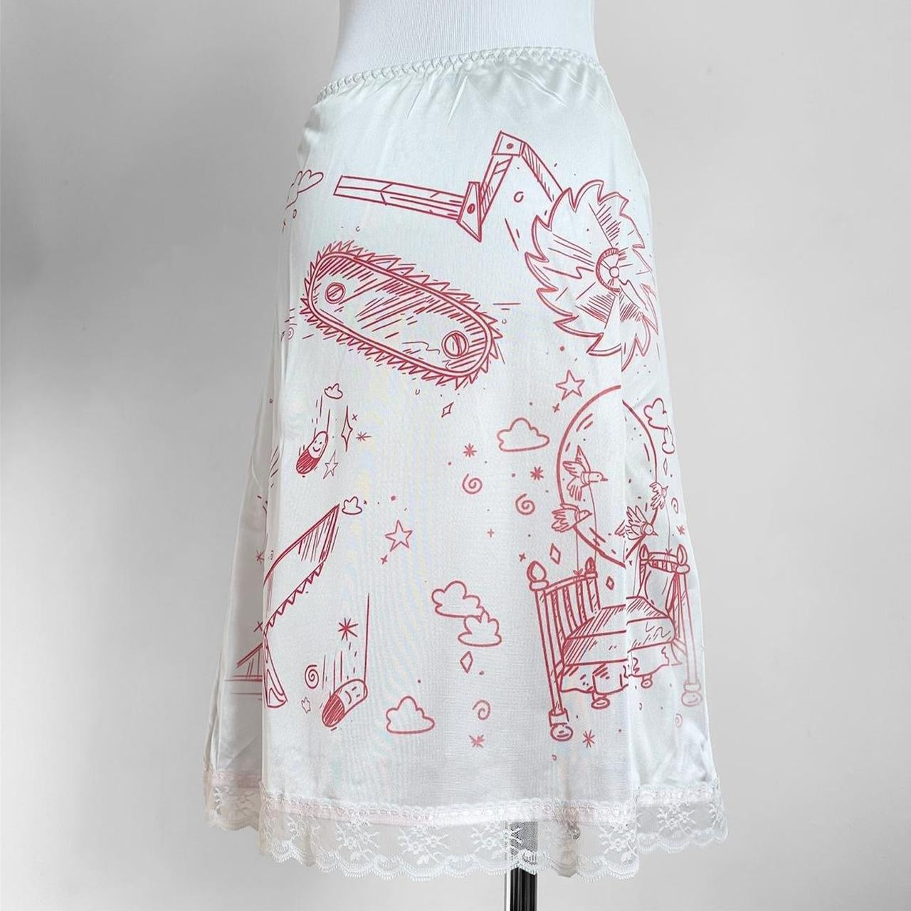 misadventures vintage slip skirt (s/m)